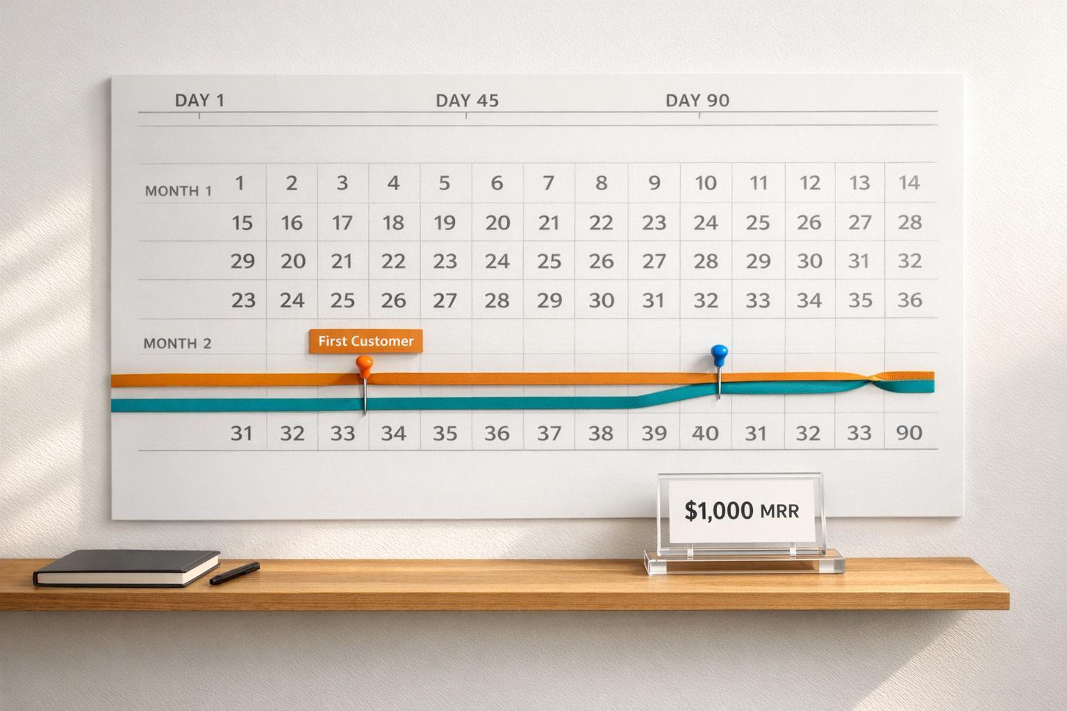 AI agents vs. hiring offshore engineers: 90 days, $0 to $1k MRR (real numbers)
