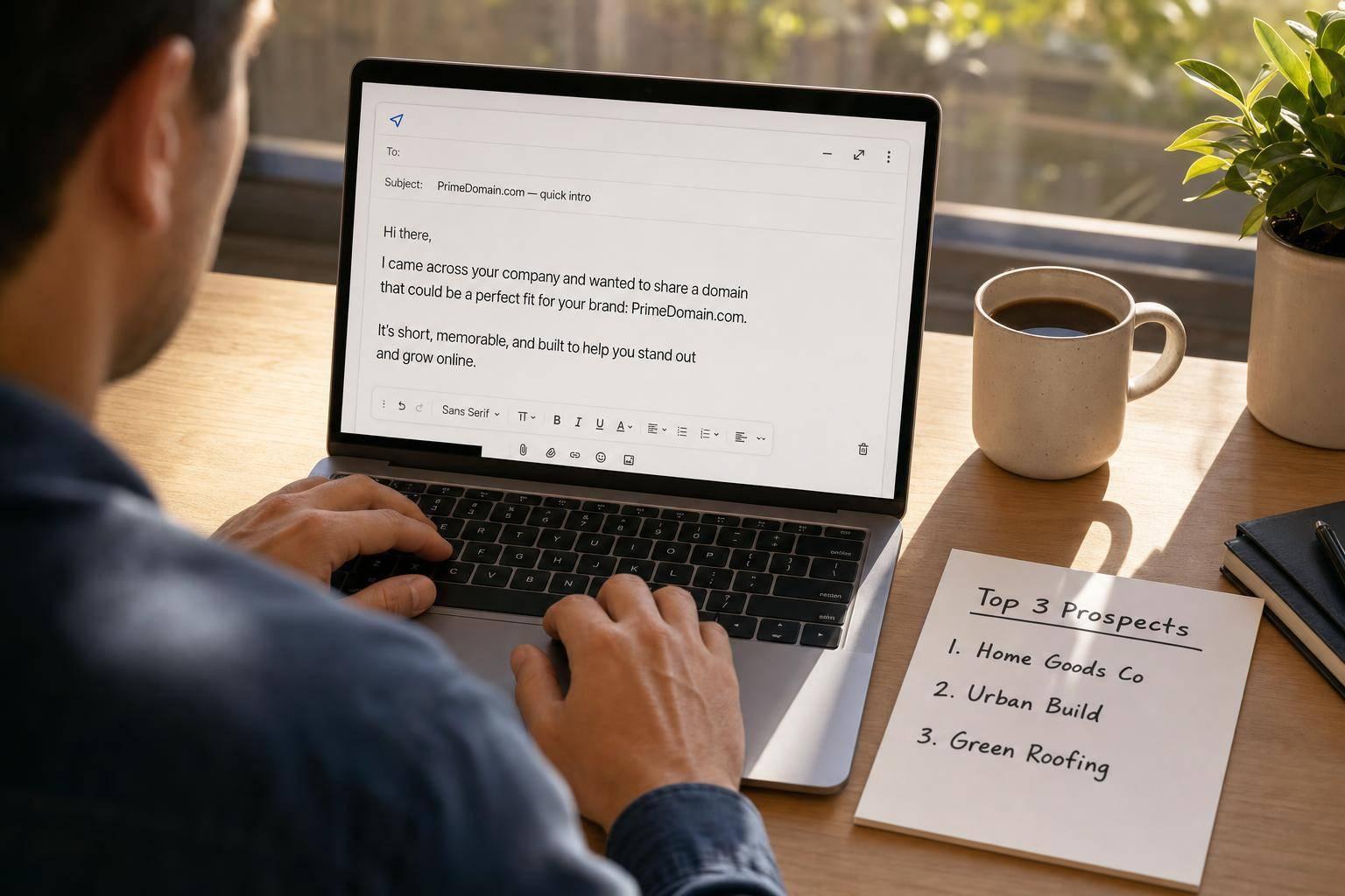 How to Find Buyers for Your Domain Name (Outbound Outreach Guide)